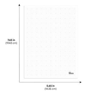 NWT MC SQUARES Reusable Dot-Grid Pad 5x7